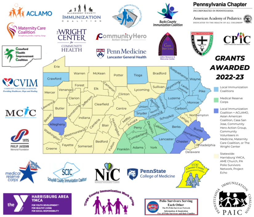 2022-23 Awardees Map