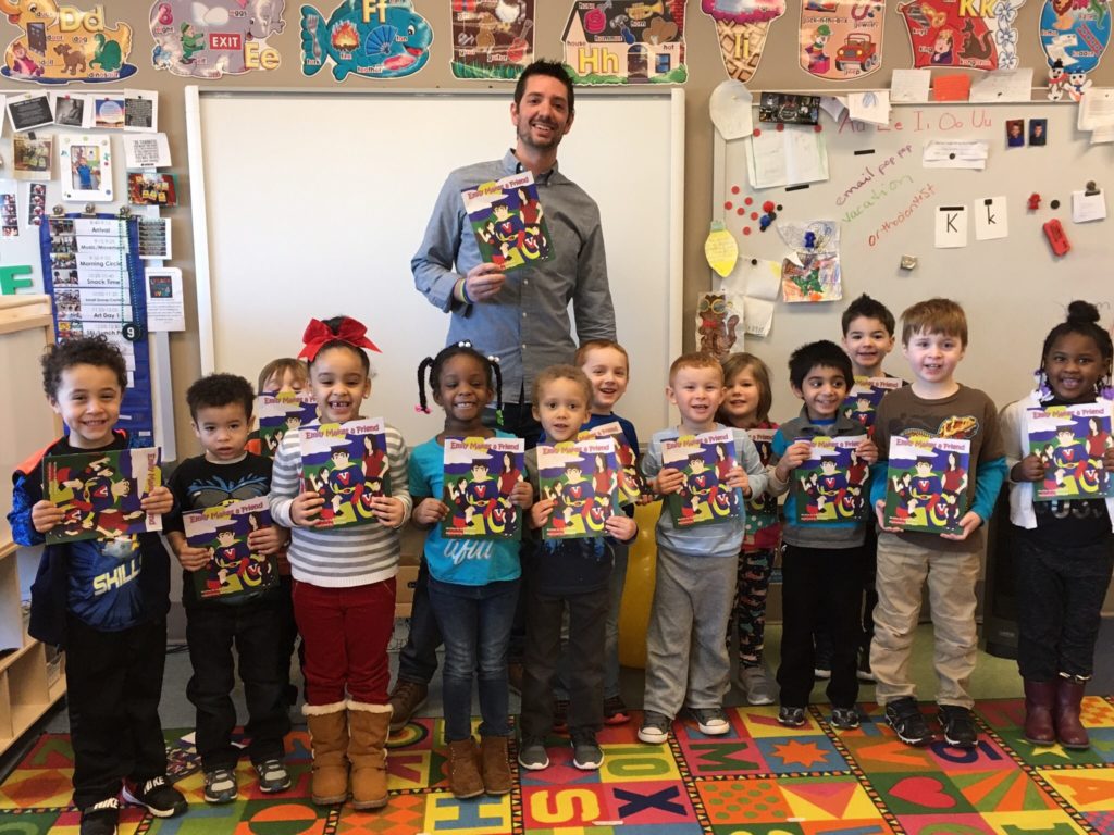 Kids at Ruppert Elementary School Read About Victor Vaccine! Every year Rupert Elementary School prepares to celebrate DEAR (Drop Everything And Read) Day by inviting selected area residents and community and organization leaders to share the joy of reading with students. This year David Genoa, from the Montgomery County Health Department, read the story of Victor Vaccine!